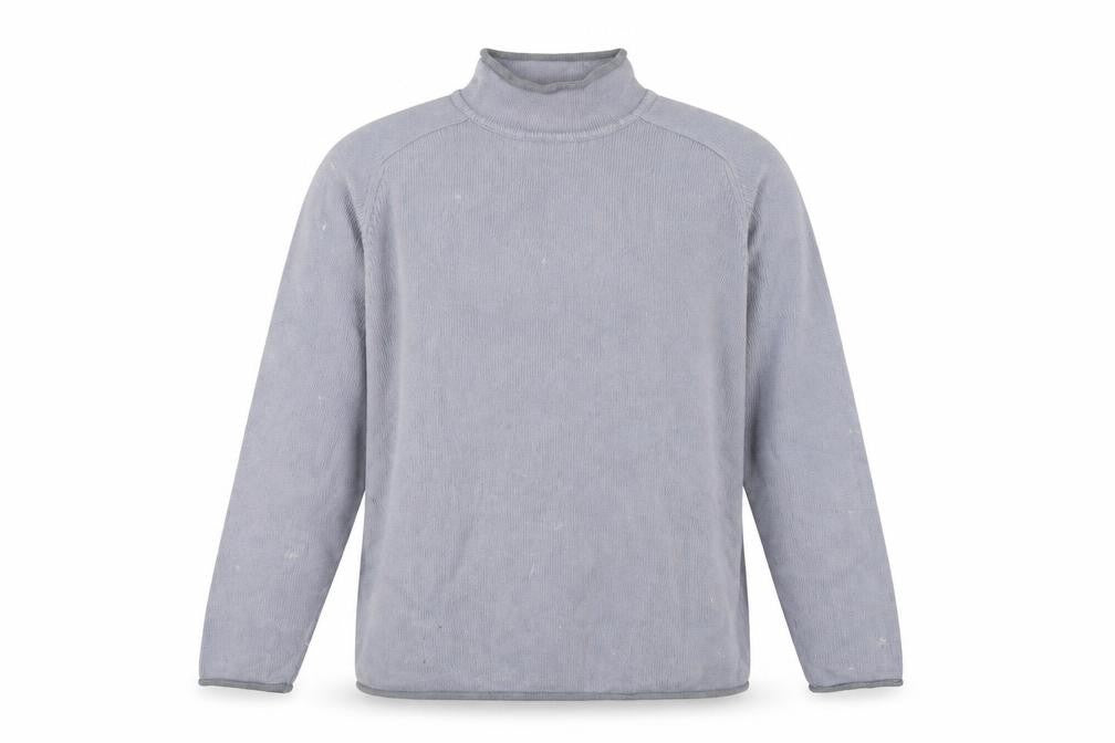 Front view of Next Men's XL Grey jumper, Casual High Neck