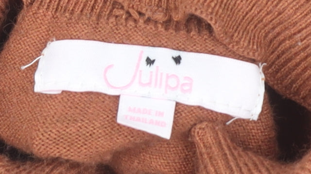 Julipa Women's Multicoloured Striped Pullover Jumper