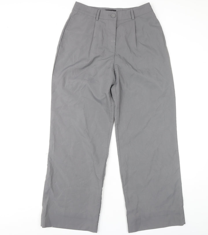 PrettyLittleThing Women's Grey Trousers, Size 8