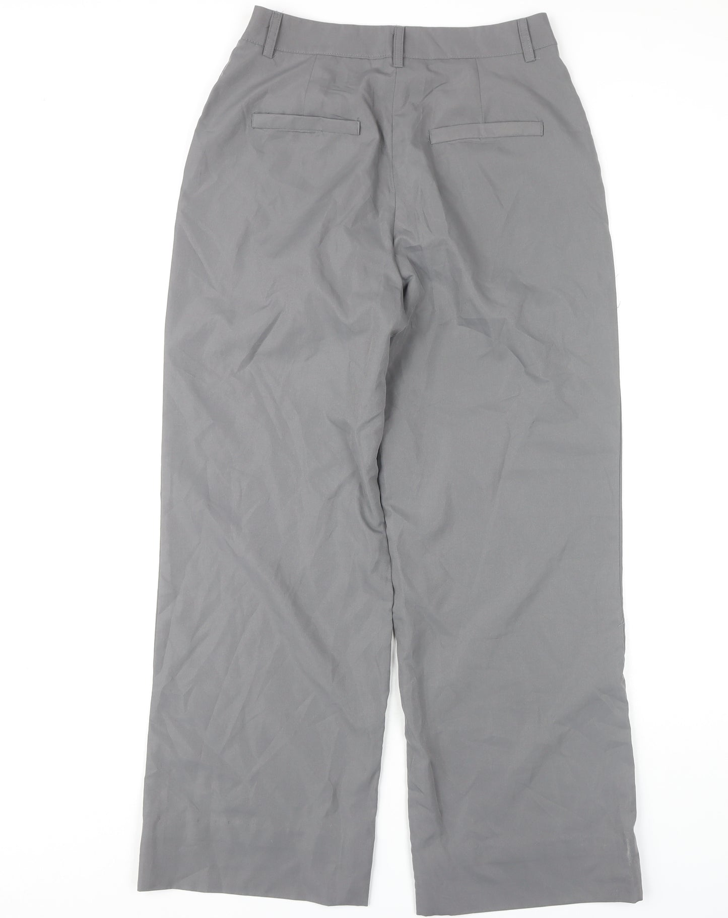 PrettyLittleThing Women's Grey Trousers, Size 8
