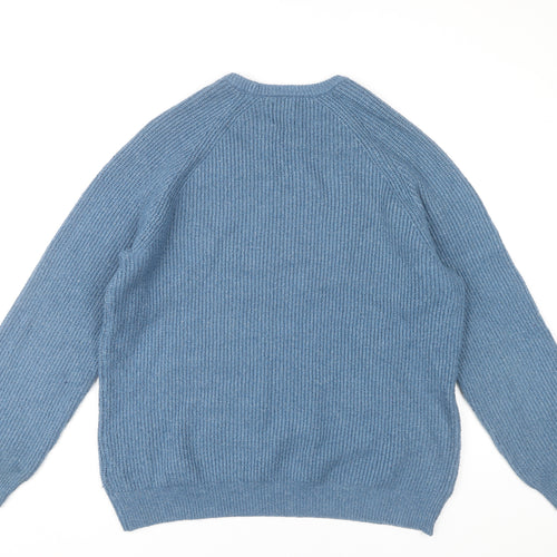 Marks and Spencer Blue Men's XL Knit Pullover Jumper
