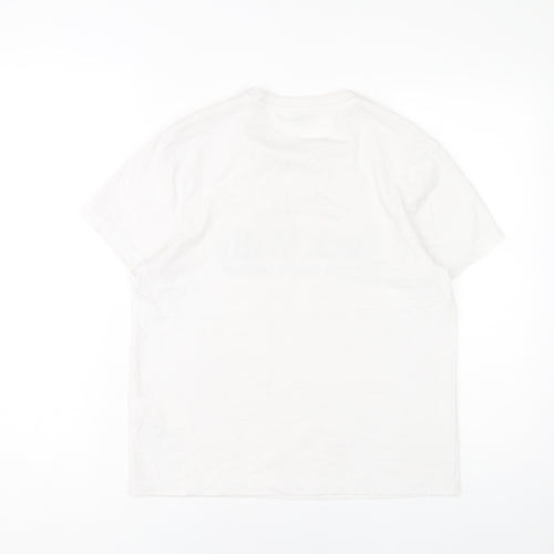 Jack Wills Women's White T-Shirt, Size 8, Casual Style
