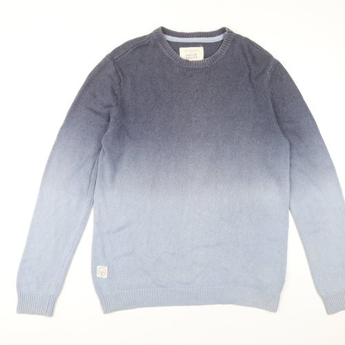 Native Youth Unisex Blue Pullover Jumper Size L