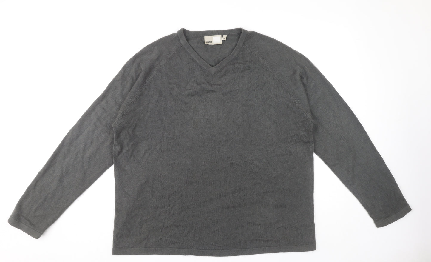 Zantos Men's Grey XL Acrylic Pullover Jumper