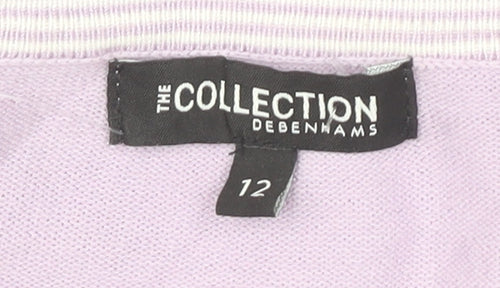 Debenhams Women's Purple Cardigan Size 12