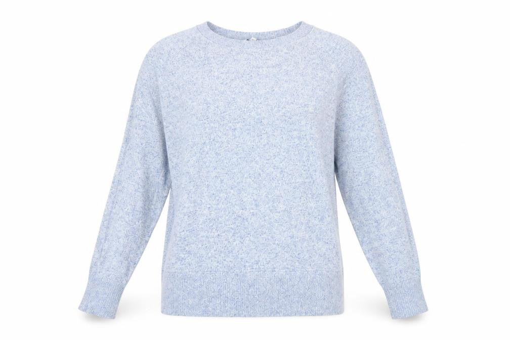 Front view of Next Women's Blue Crew Neck jumper, size 12