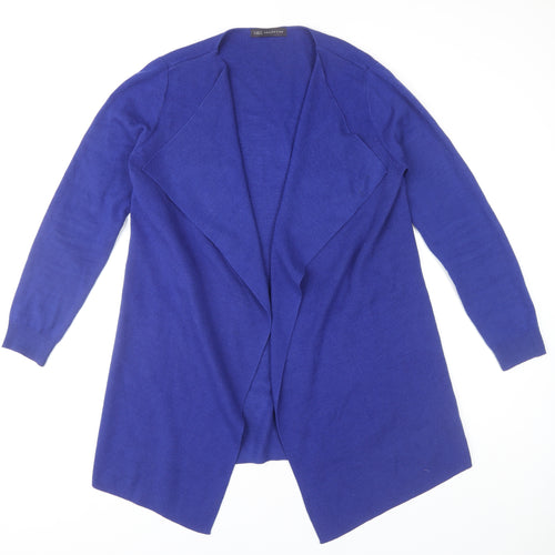 Marks & Spencer Women's Blue Open Front Cardigan M