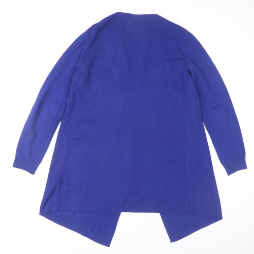 Marks & Spencer Women's Blue Open Front Cardigan M