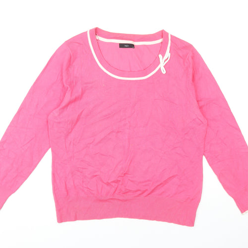 M&Co Women's Pink Pullover Jumper Size 20