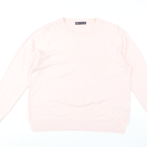 Marks and Spencer Women's Pink Pullover Jumper Size 18