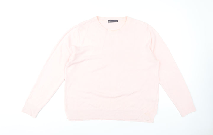 Marks and Spencer Women's Pink Pullover Jumper Size 18