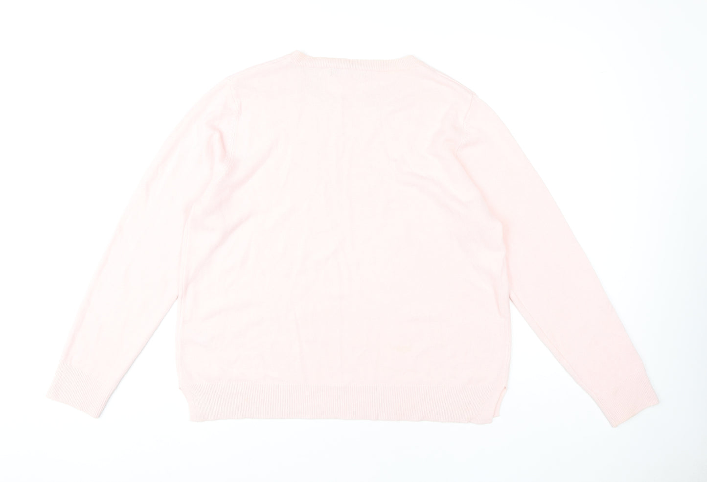 Marks and Spencer Women's Pink Pullover Jumper Size 18