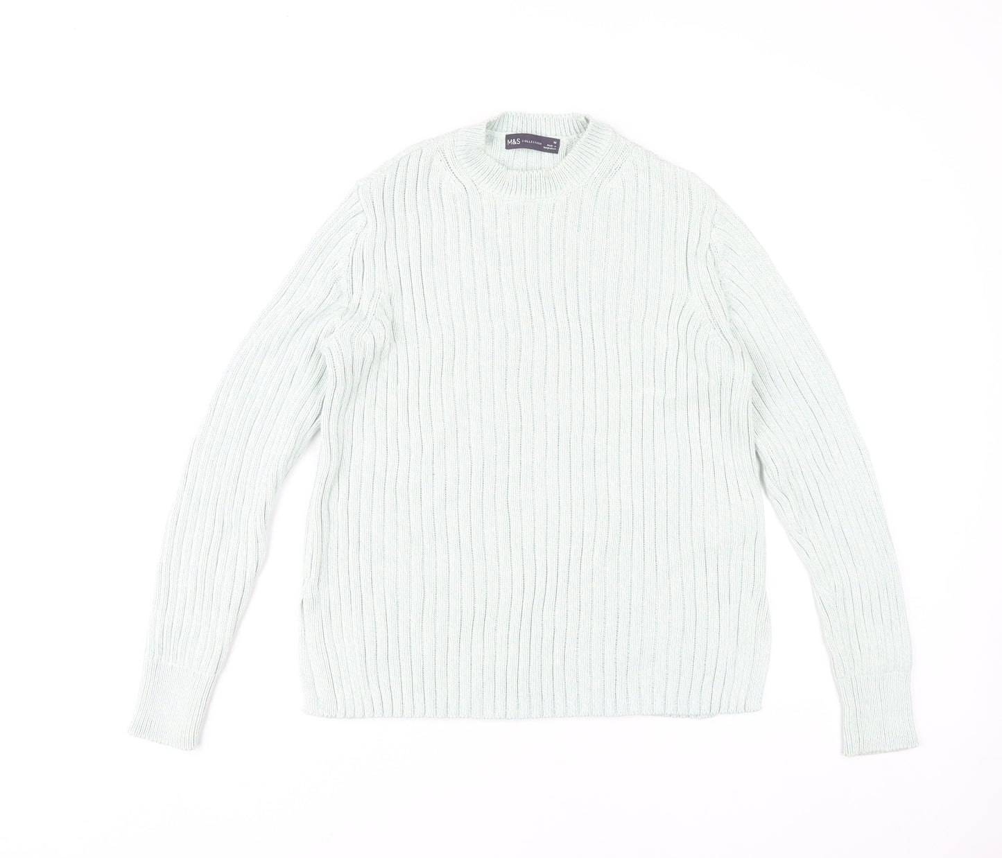 Marks and Spencer Women's Turquoise Pullover Jumper Size 10
