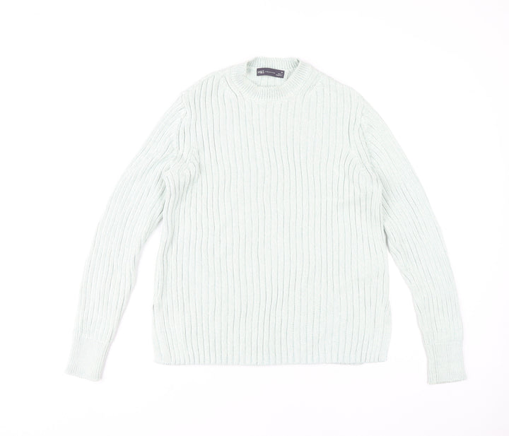 Marks and Spencer Women's Turquoise Pullover Jumper Size 10