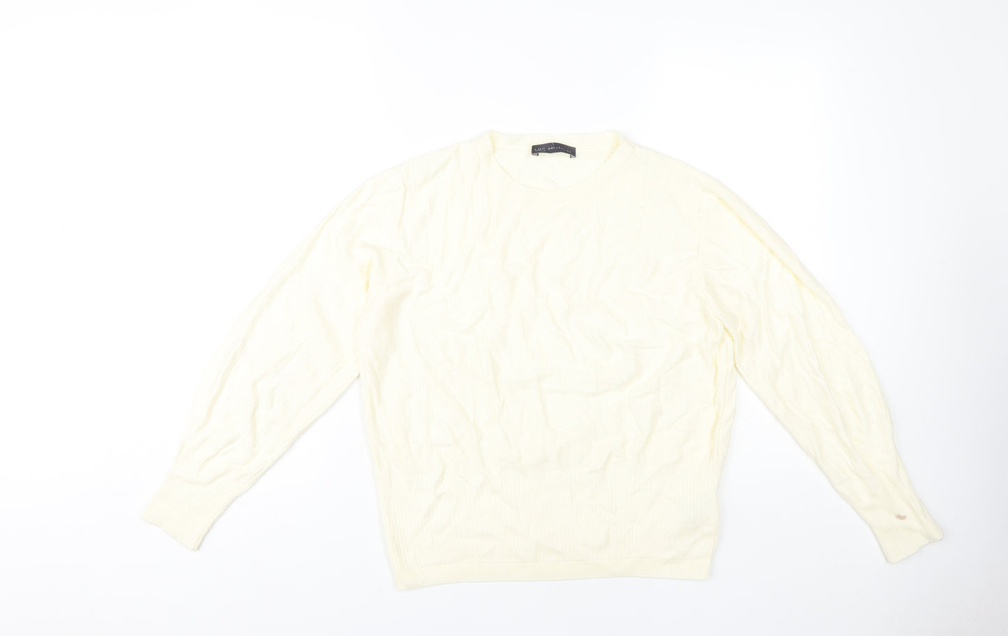 Marks and Spencer Women's Ivory Pullover Jumper Size 12