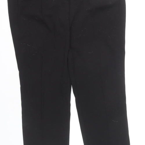 M&Co Women's Black Trousers Size 14, Regular Fit