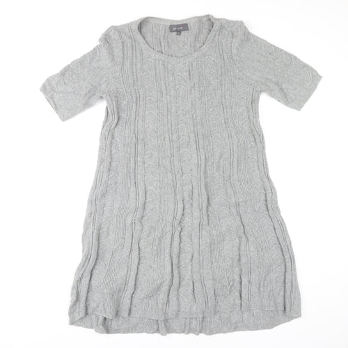 Per Una Women's Grey Jumper Dress Size 16