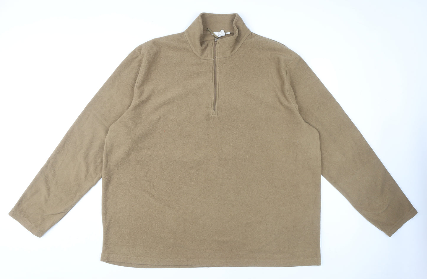 Mountain Warehouse Men's Beige 4XL Fleece Sweatshirt