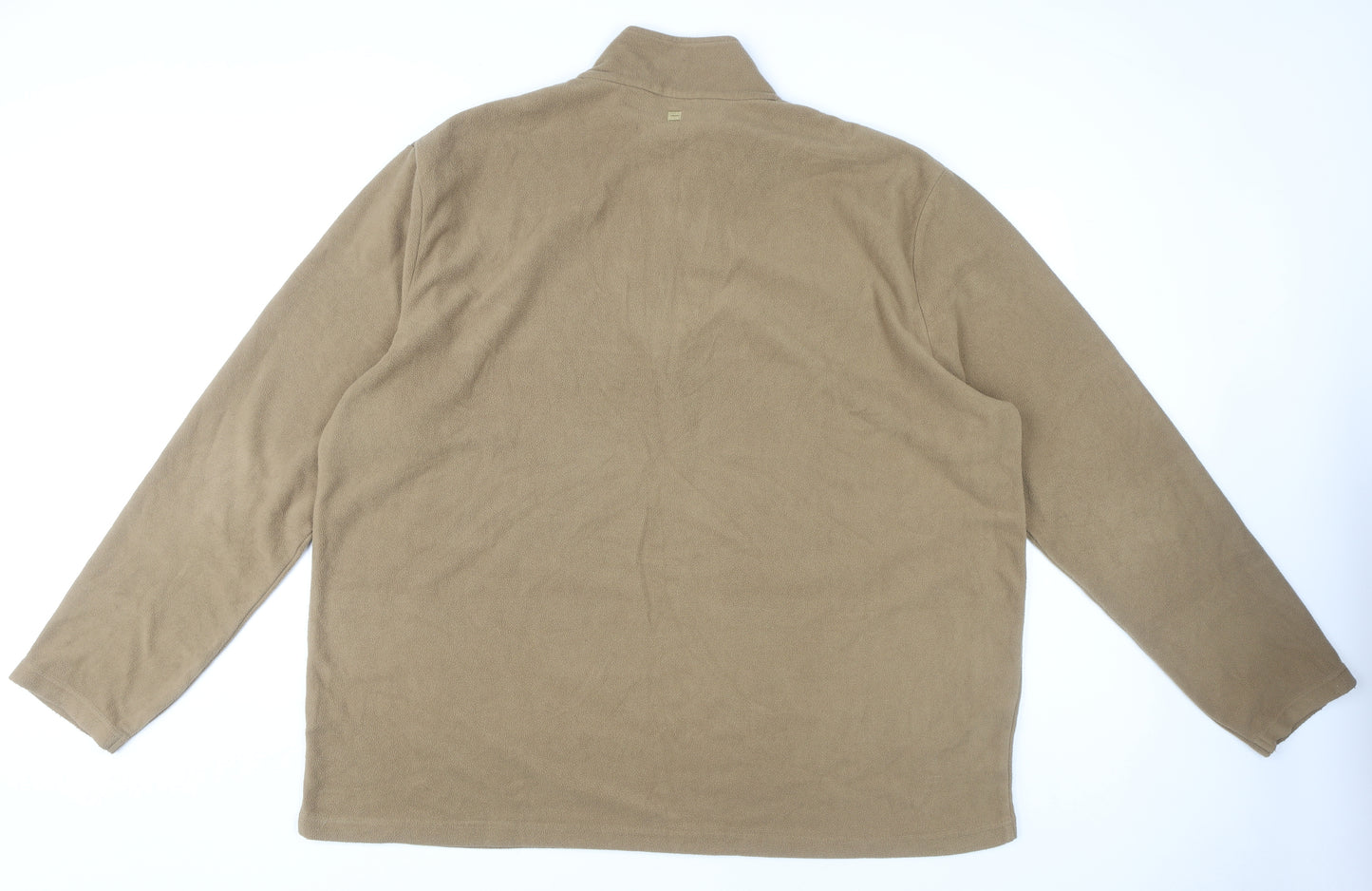 Mountain Warehouse Men's Beige 4XL Fleece Sweatshirt