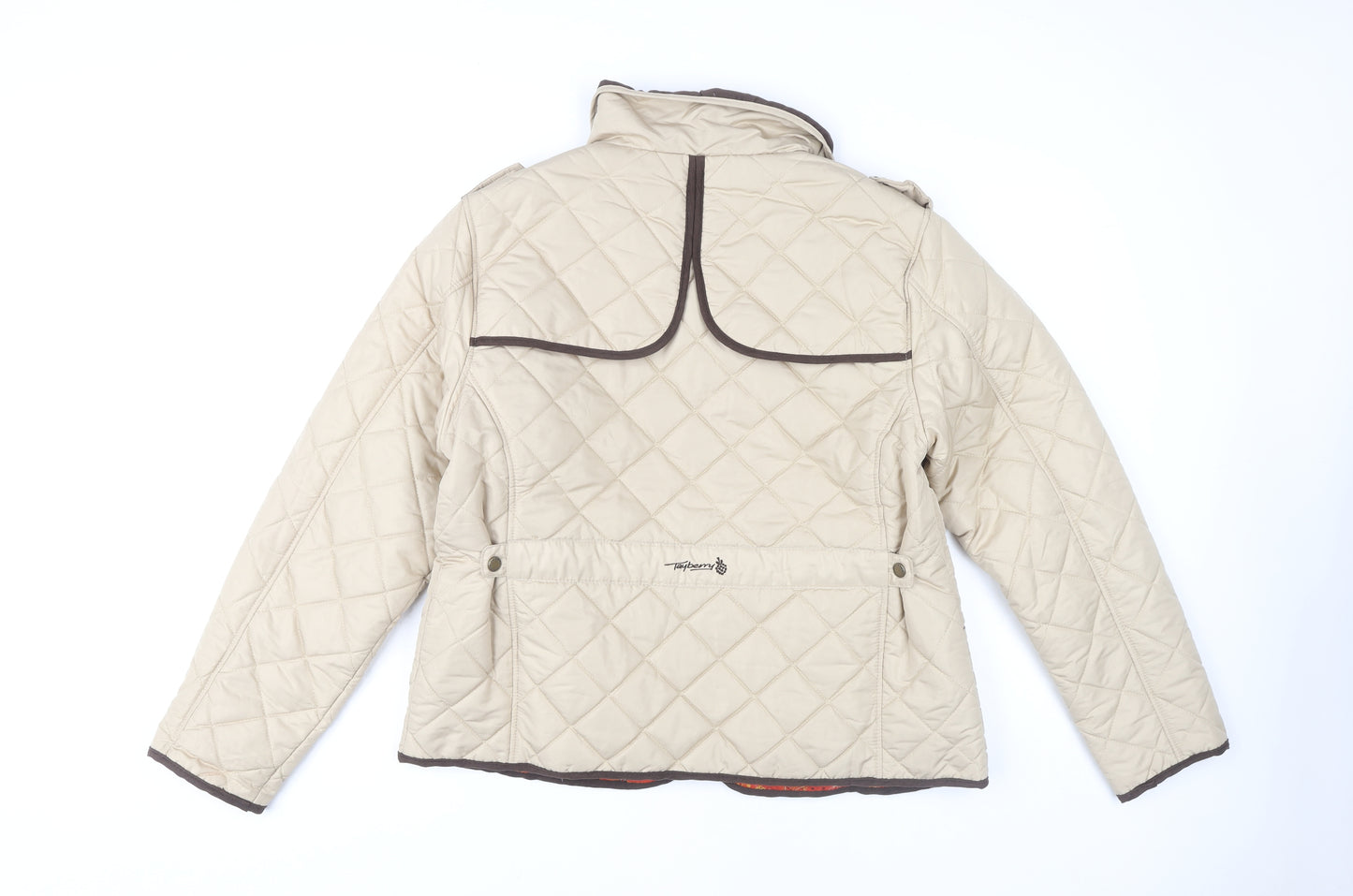 Tayberry Women's Beige Quilted Jacket XL