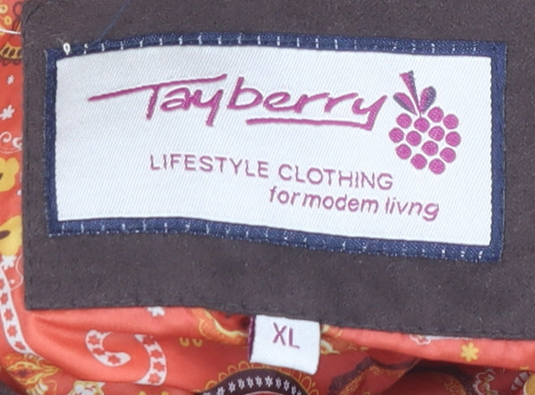Tayberry Women's Beige Quilted Jacket XL