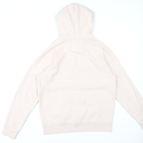 Hollister Women's Beige Hoodie M, 70% Cotton, 30% Polyester