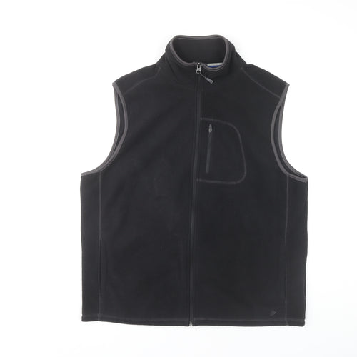 Marks & Spencer Men's Black Fleece Gilet L