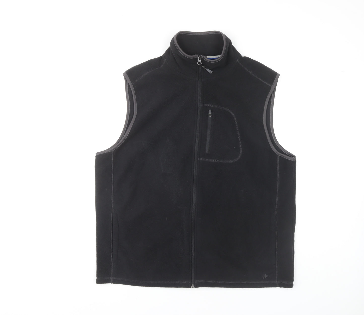 Marks & Spencer Men's Black Fleece Gilet L