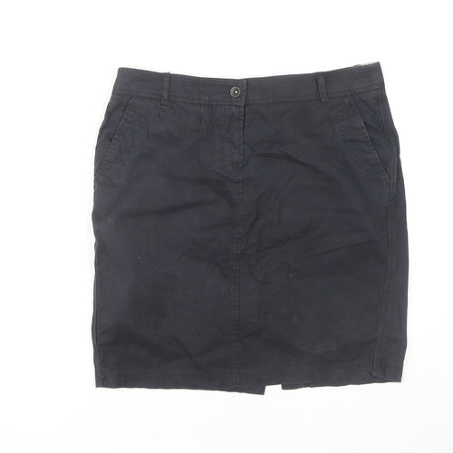 Fat Face Women's Black Pencil Skirt Size 14
