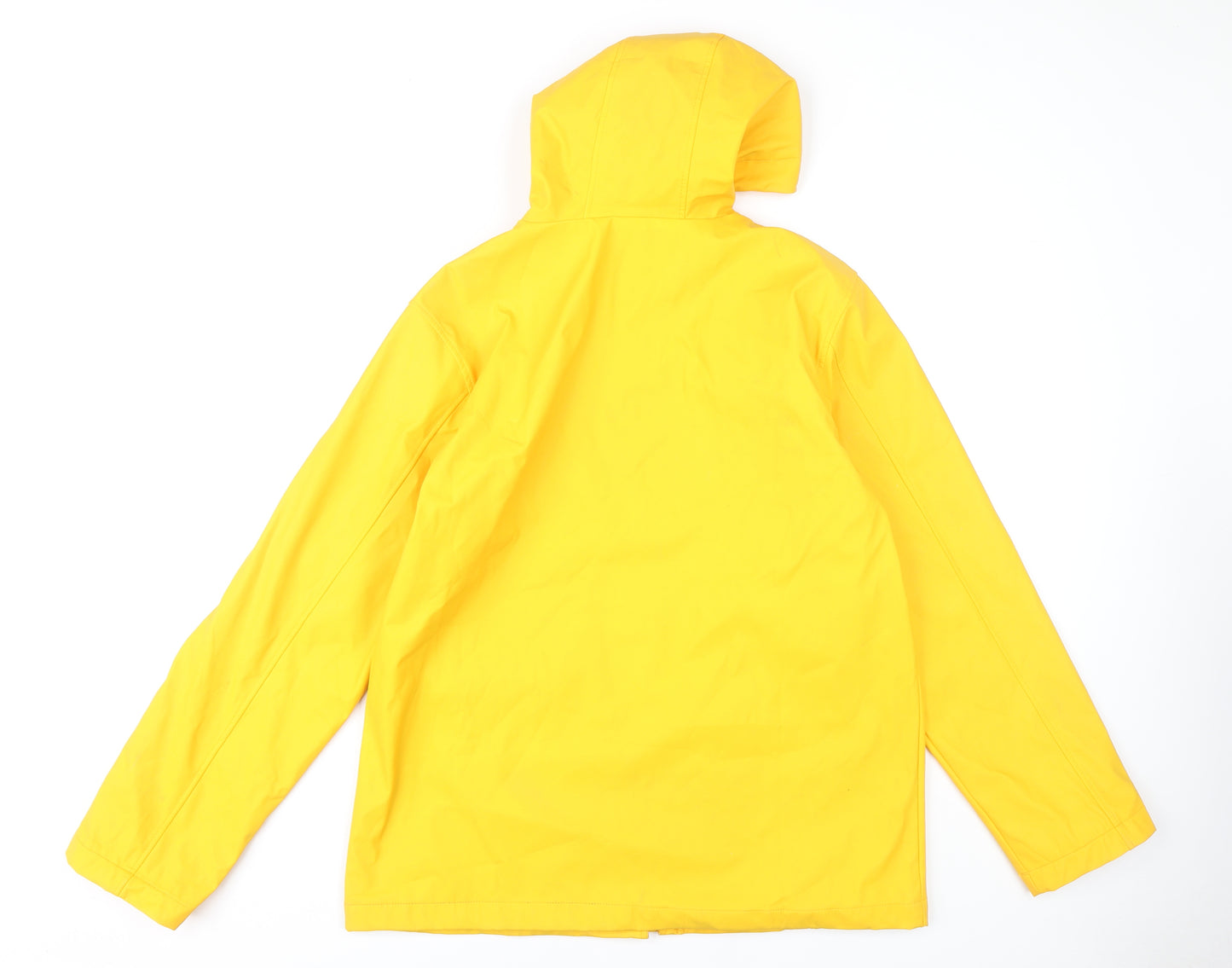 Rising Women's Yellow Rain Coat L Hooded Waterproof