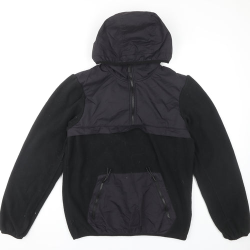 McKenzie Men's Black Anorak Jacket S Hooded Casual