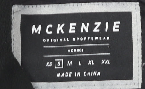 McKenzie Men's Black Anorak Jacket S Hooded Casual