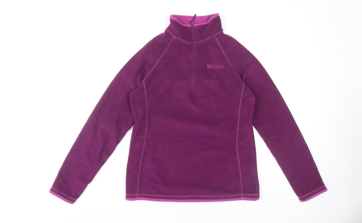 Mountain Warehouse Women's Purple Pullover Fleece Sweatshirt UK 10
