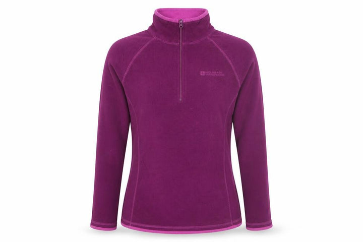 Mountain Warehouse Women's Purple Pullover Fleece Sweatshirt UK 10