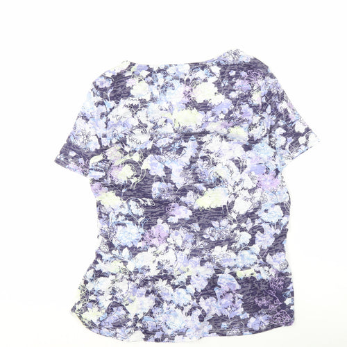 Marks and Spencer Women's Multicoloured Floral T-Shirt Size 12