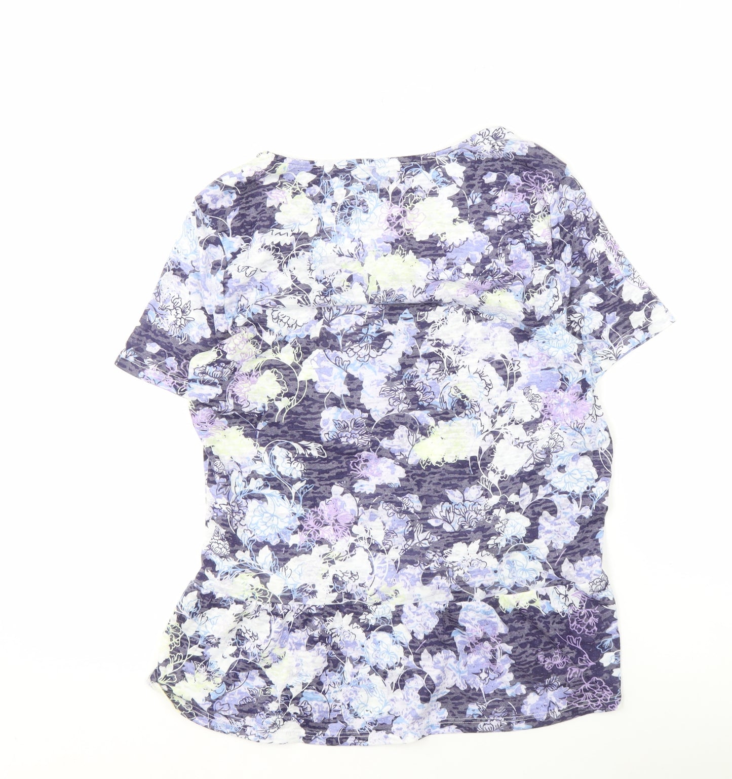 Marks and Spencer Women's Multicoloured Floral T-Shirt Size 12