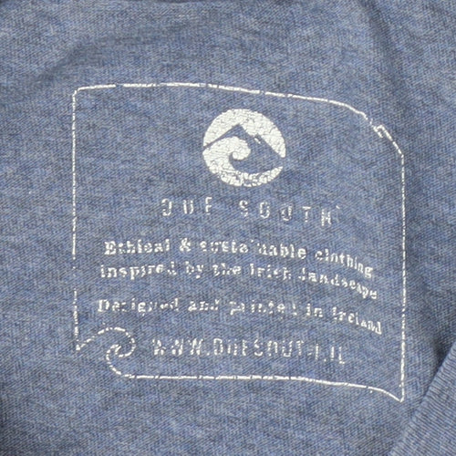 Our South Men's Blue Graphic Print T-Shirt S