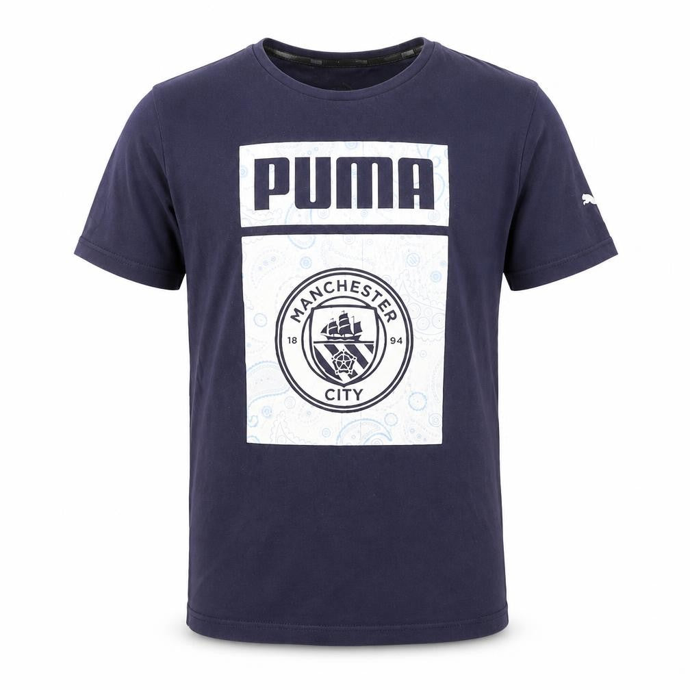 Puma Men’s Manchester City Blue T-Shirt S
