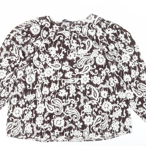 Marks and Spencer Women's Paisley Blouse, Size 20 - New