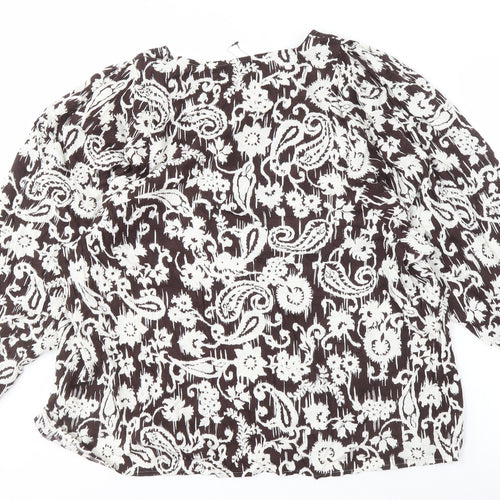 Marks and Spencer Women's Paisley Blouse, Size 20 - New