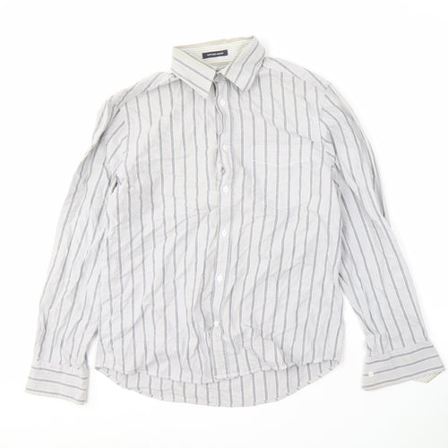 Marks and Spencer Men's Striped Button-Up Shirt S