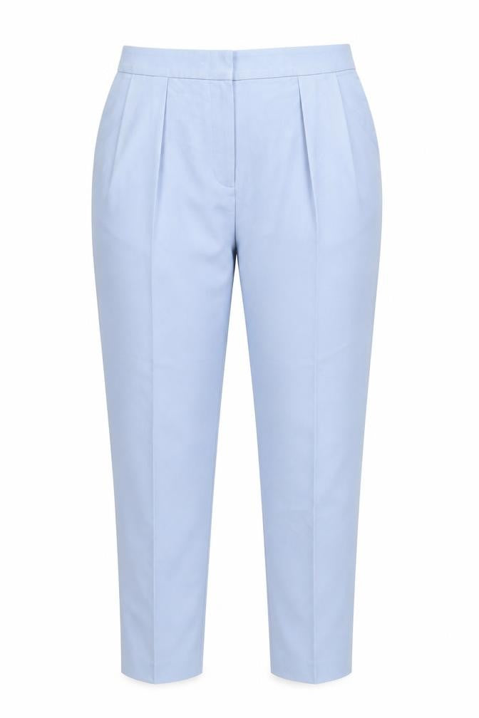 Front view of Topshop Women's Blue Trousers, size 12