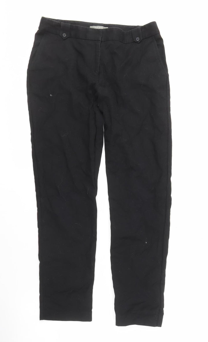 Oasis Women's Black Slim Trousers Size 10