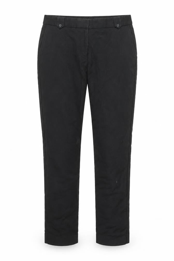 Front view of Oasis Women's Black Slim Trousers, size 10