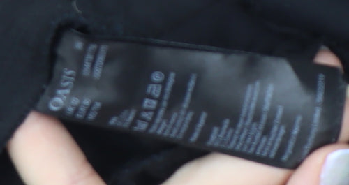 Oasis Women's Black Slim Trousers Size 10