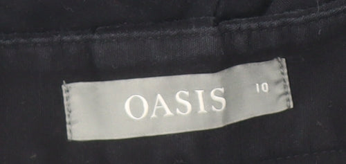 Oasis Women's Black Slim Trousers Size 10