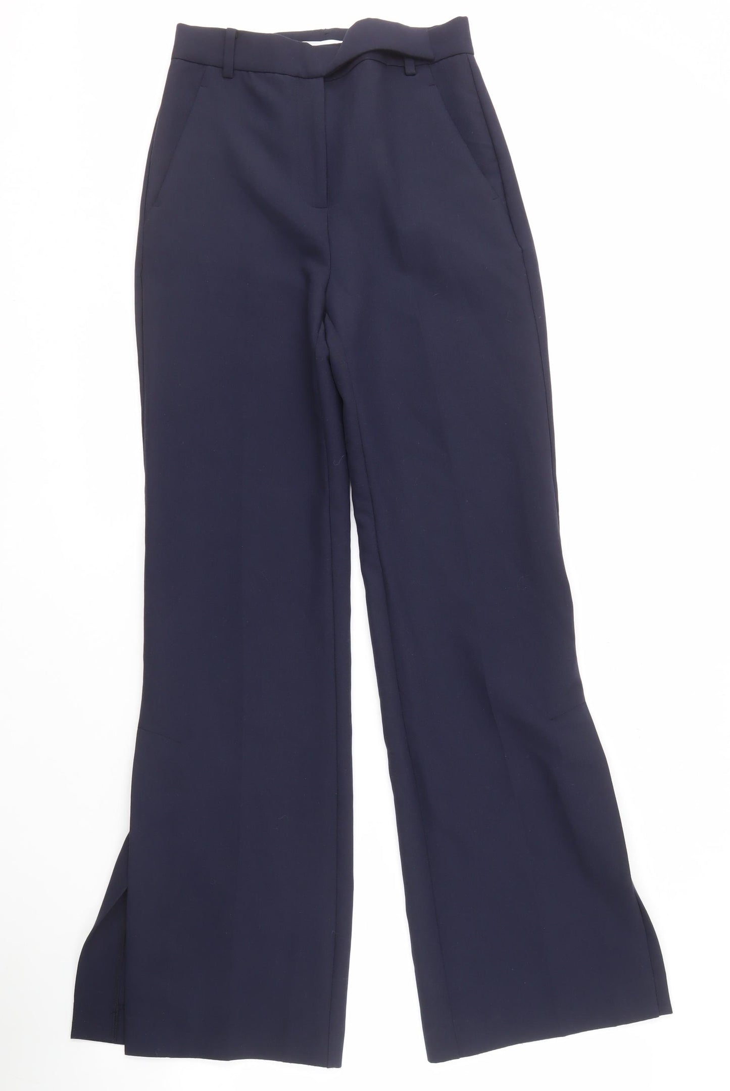 MNG Women's Blue Dress Pants Size 6 Straight Fit