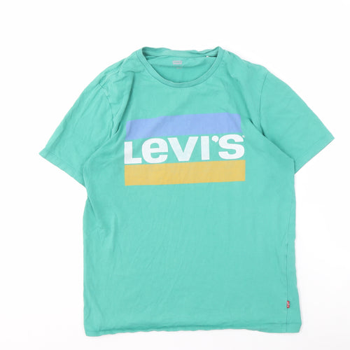 Levi's Men's Green Crew Neck T-Shirt S