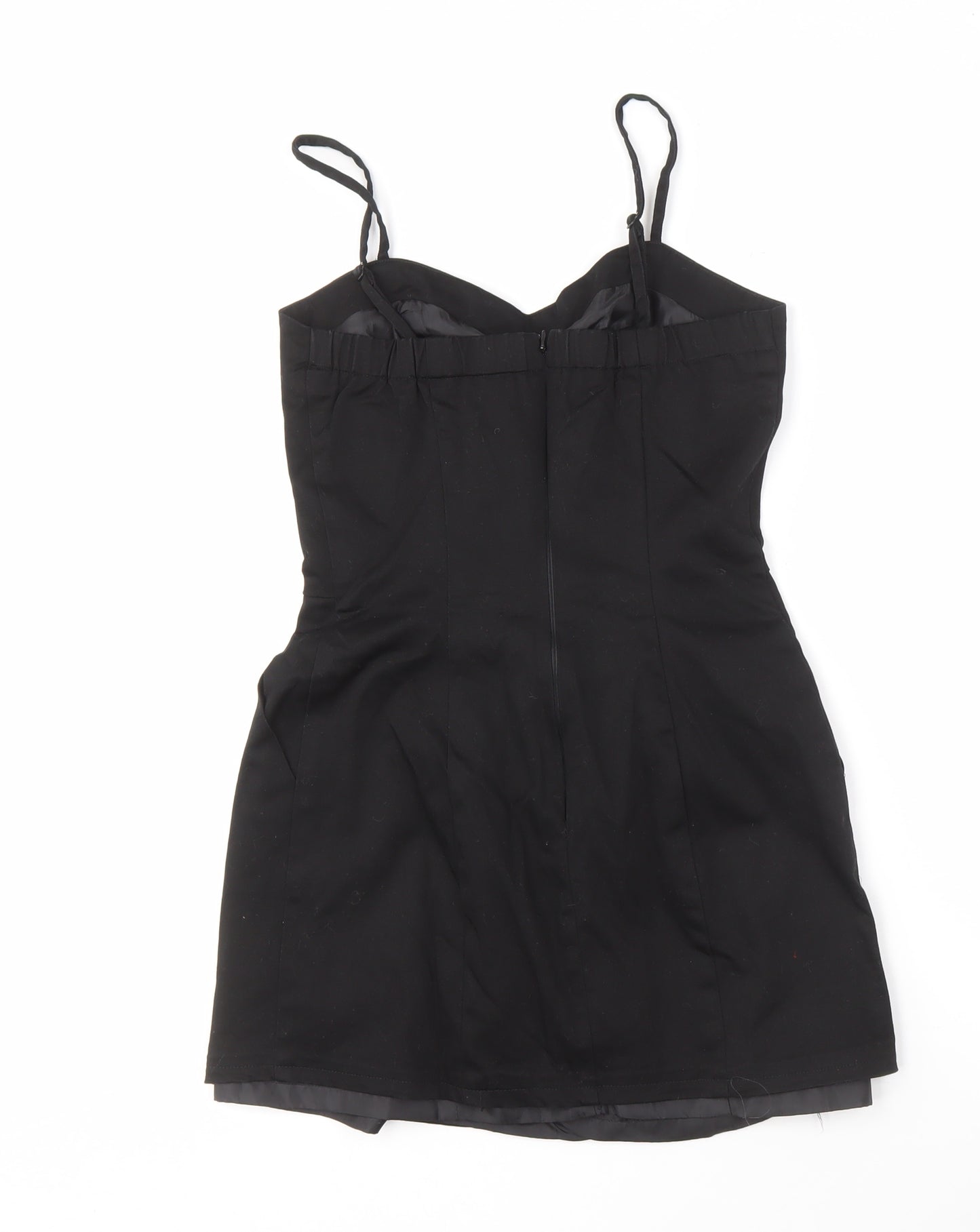 VILA Women's Black Studded Short Dress - Size S