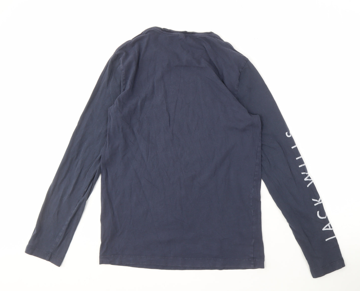 Jack Wills Men's Navy Long Sleeve T-Shirt XS